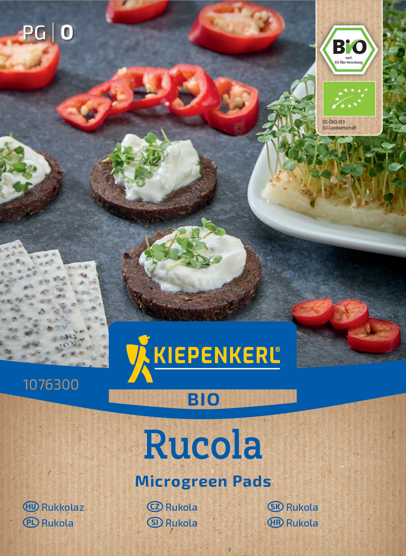 BIO Microgreen Pads Rucolasamen, Nachfüllpad