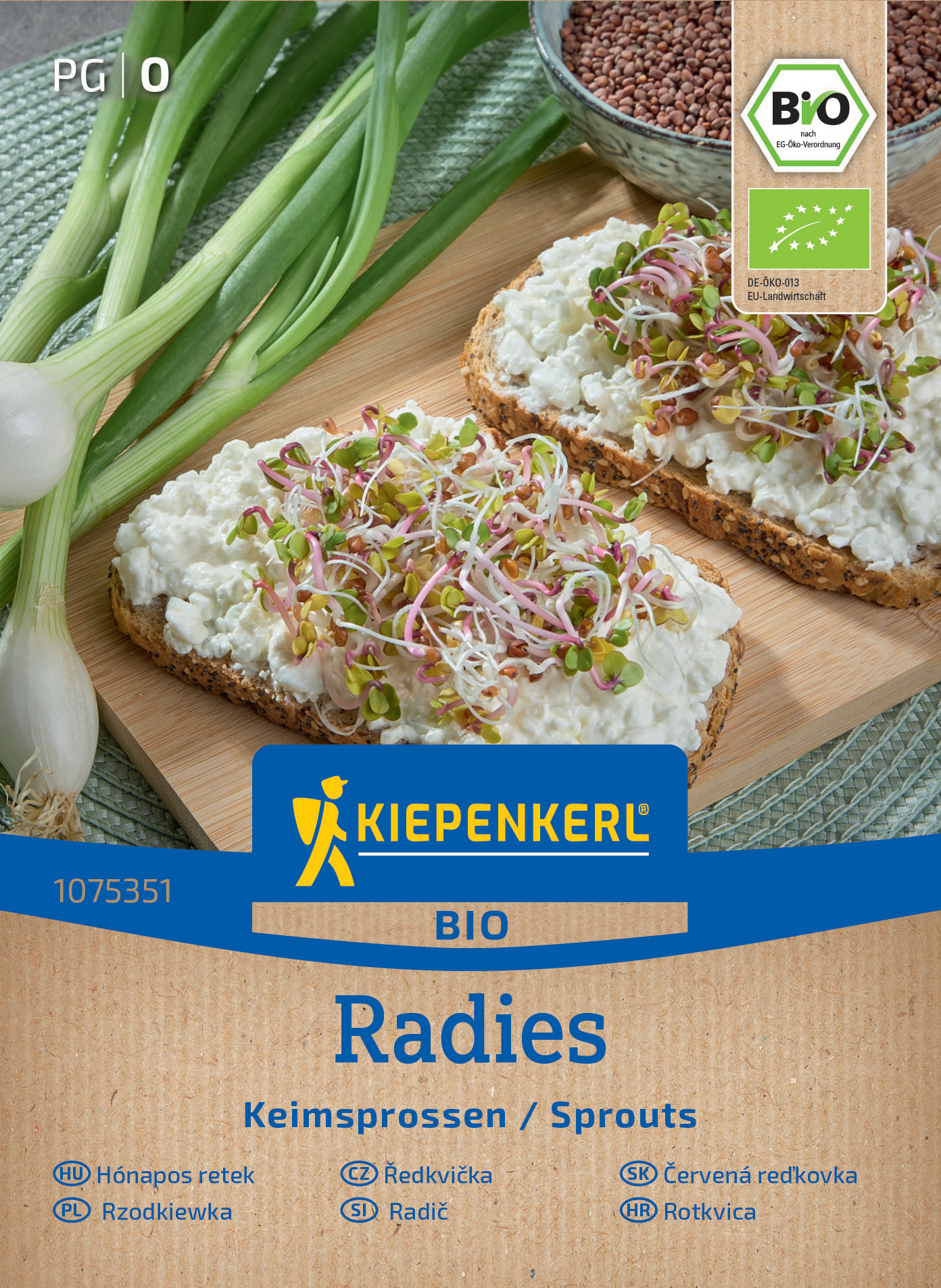 BIO Keimsprossen-Saat Radiessamen
