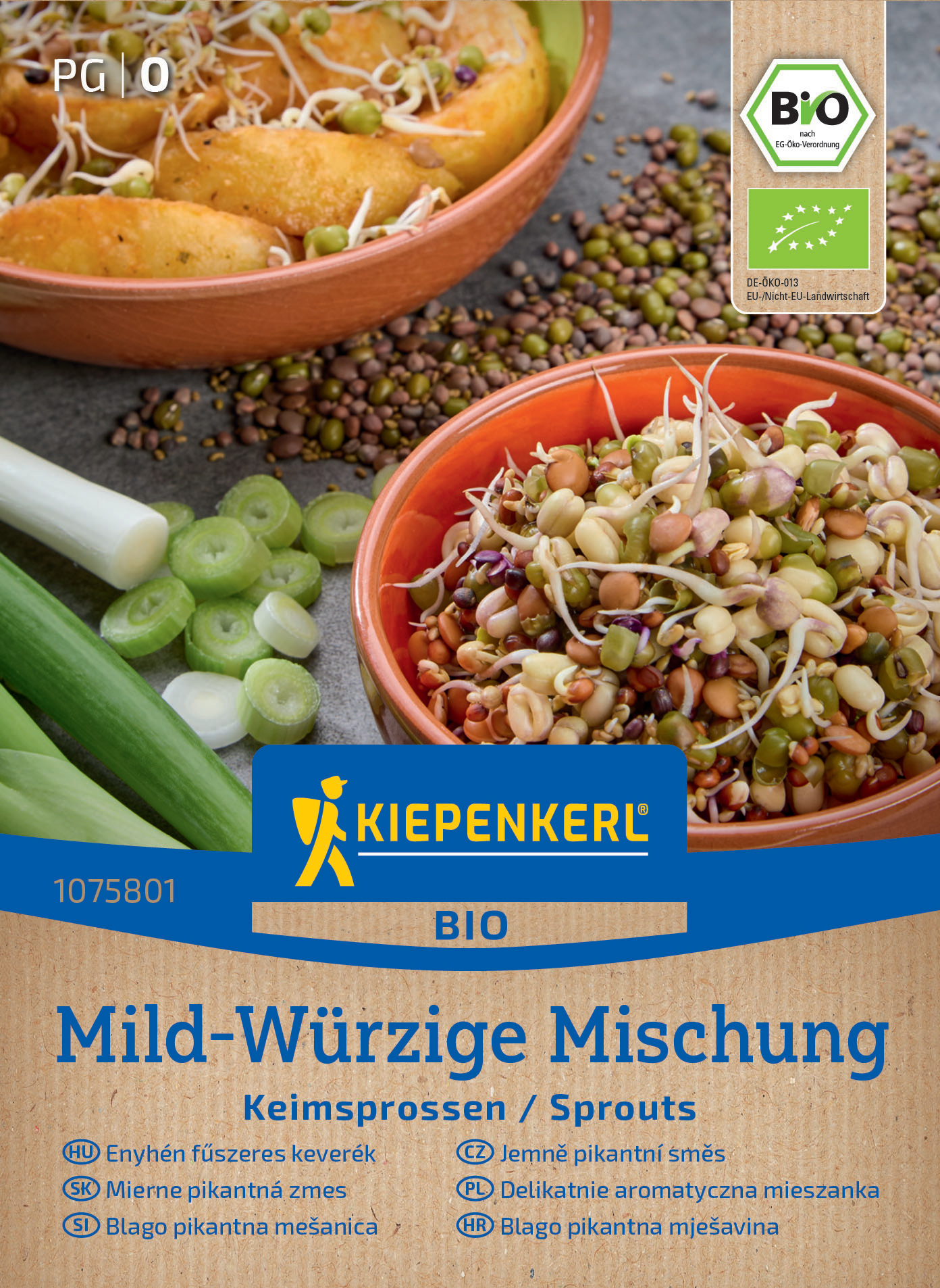 BIO Keimsprossen-Saat Mild-würzige Mischung