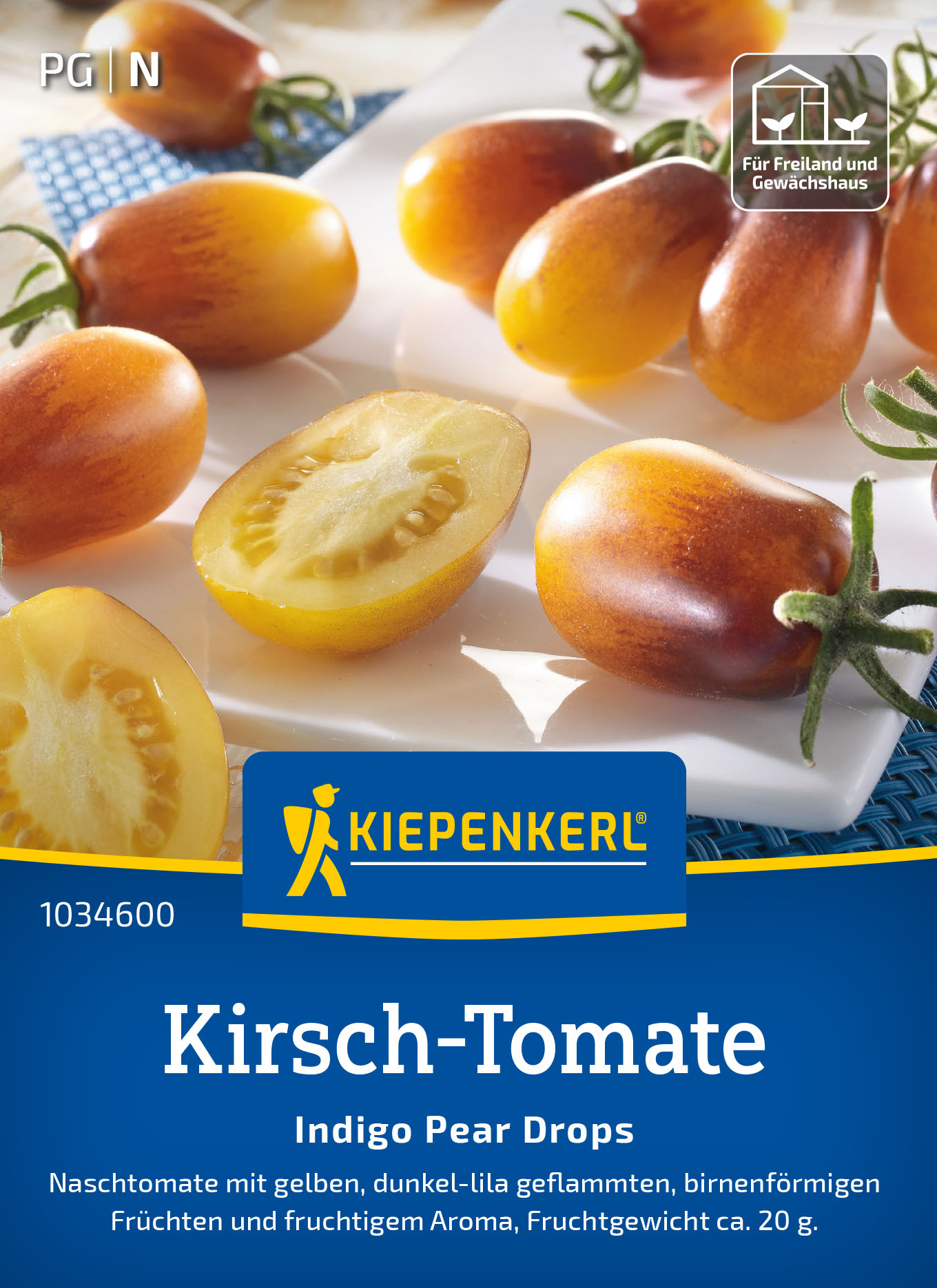 Kirsch-Tomatensamen Indigo Pear Drops