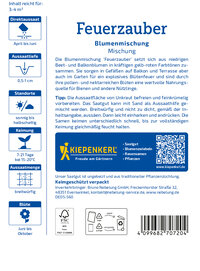 Blumensamen-Mischung Feuerzauber