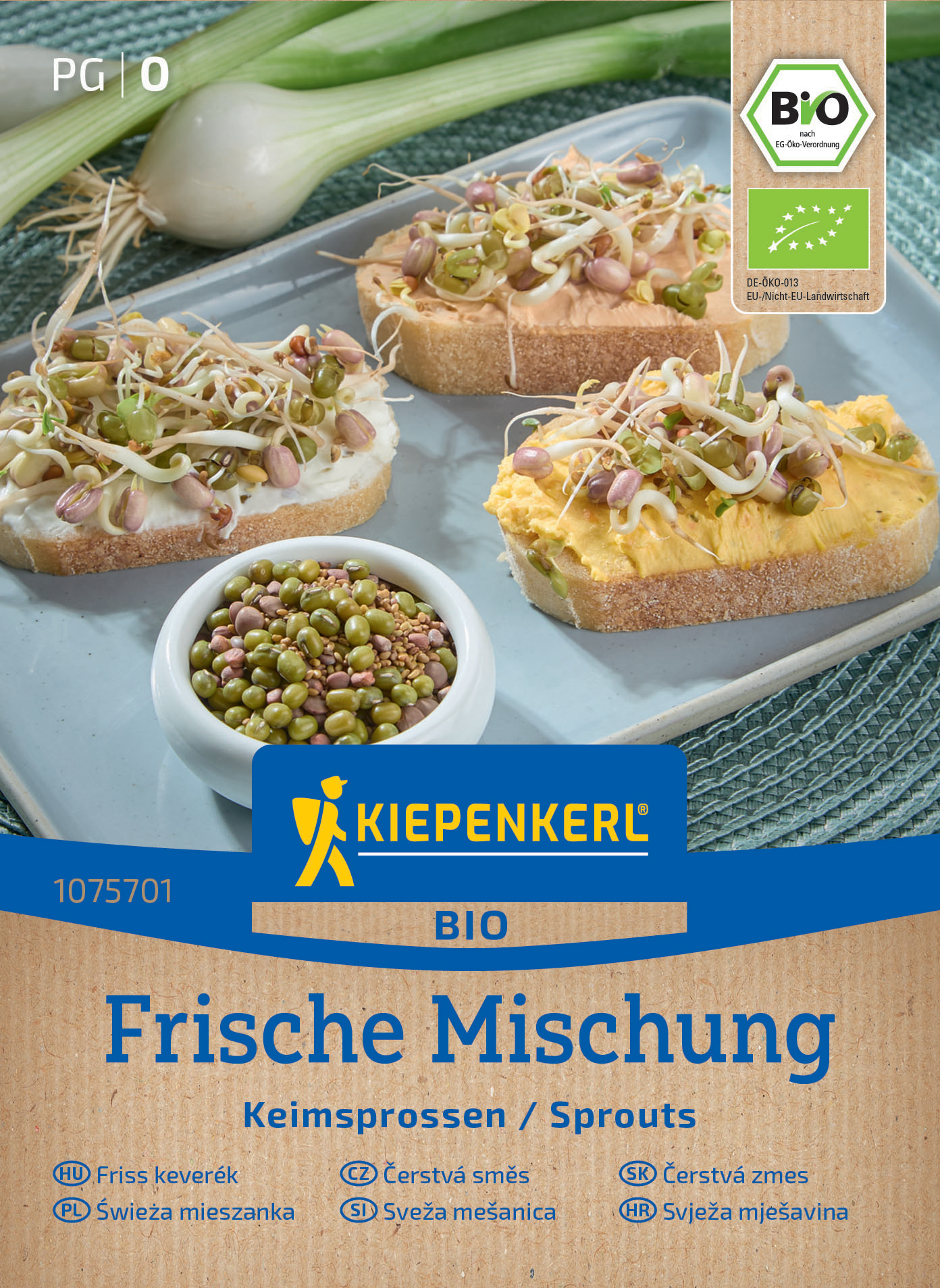 BIO Keimsprossen-Saat Mild-frische Mischung