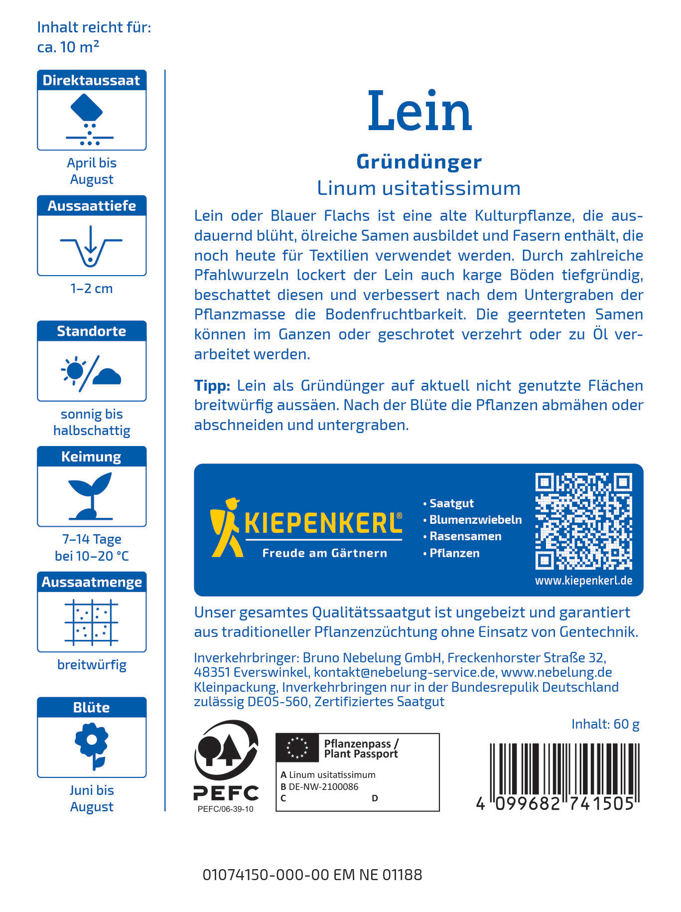 Lein Blauer Flachs