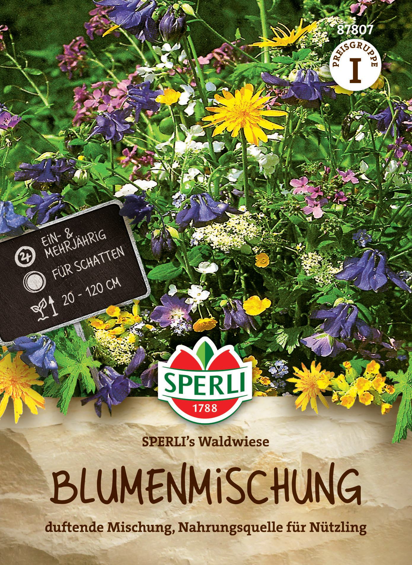 Blumensamen-Mischung Blühende Waldwiese