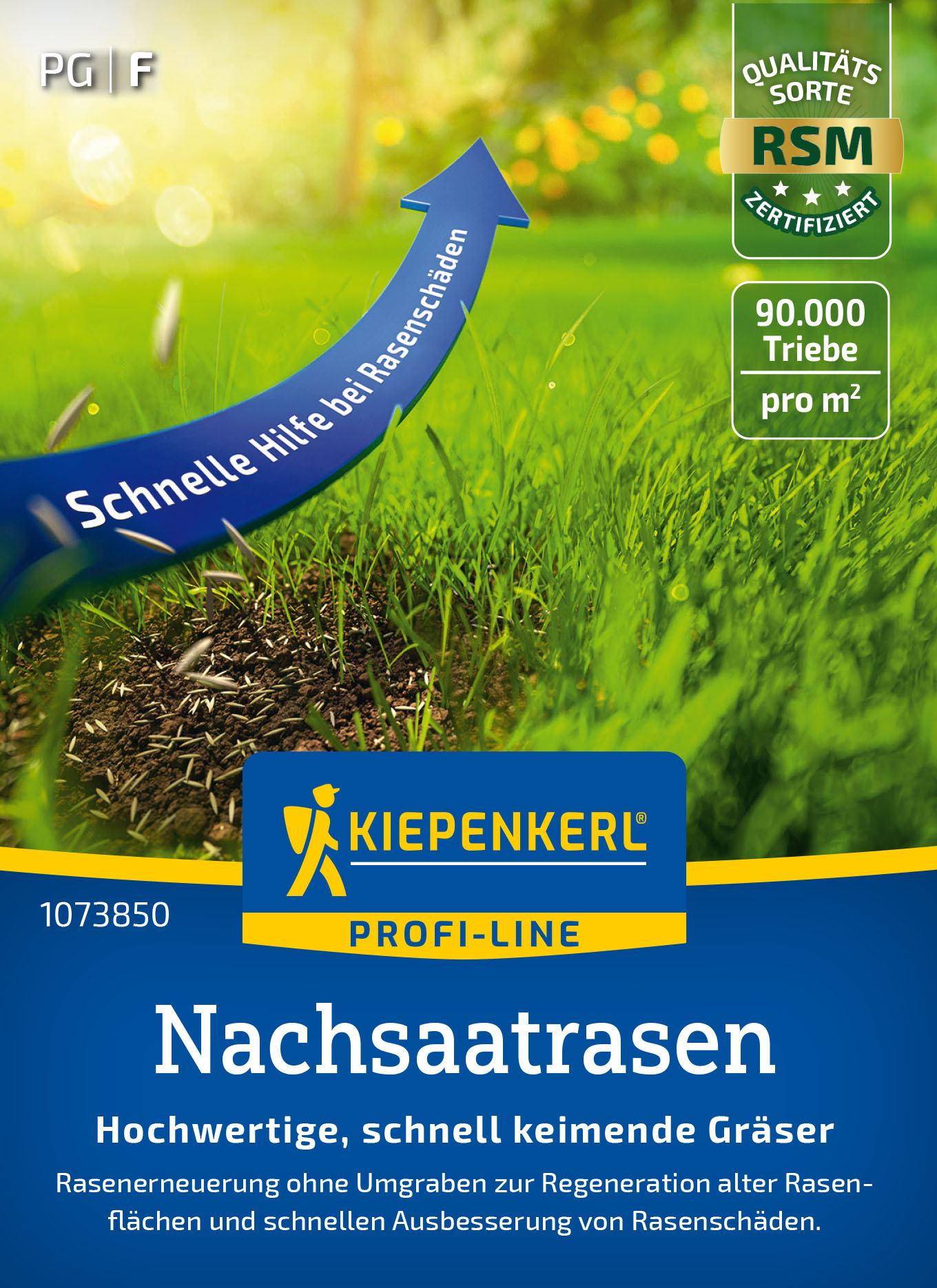Premium Nachsaat-Rasensamen Complete, 30 g