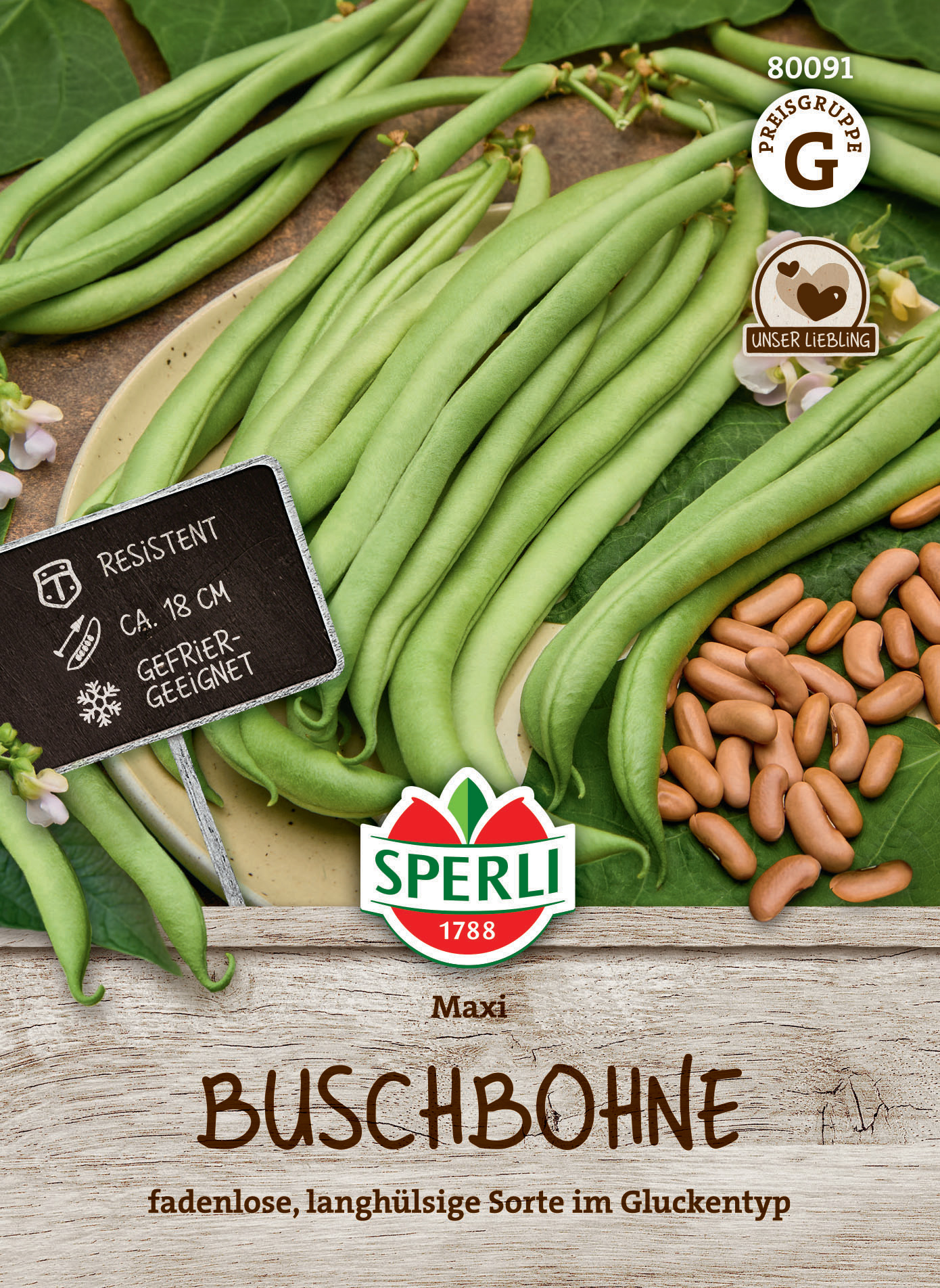 Buschbohnensamen Maxi