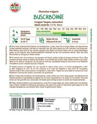 Buschbohnensamen Cropper Teepee