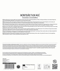 Beschreibung: Anleitung für die Mischung und Pflege von Crocosmia, mehrsprachiger Text, Herstellerinformationen, Logos.