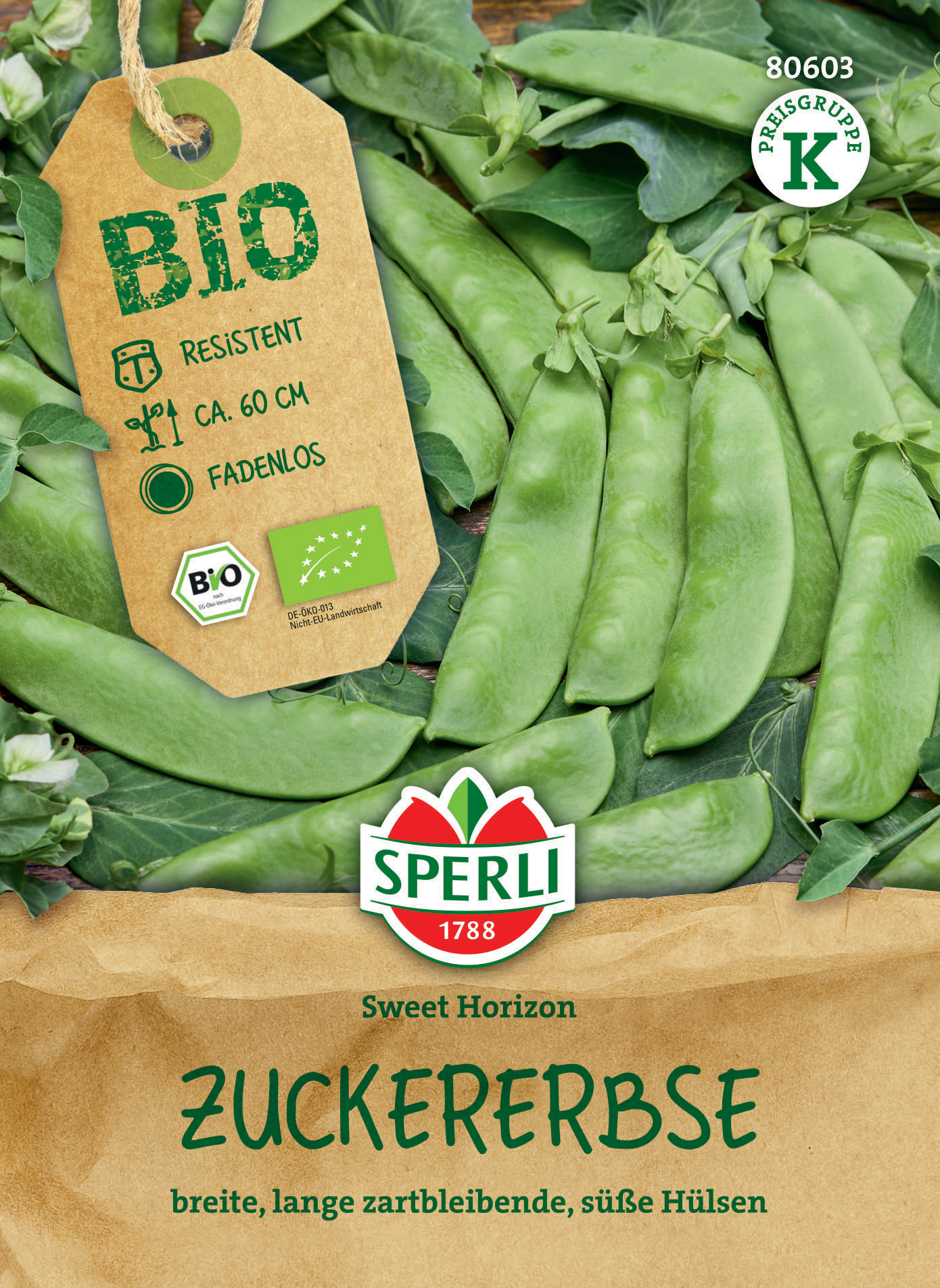 BIO Zuckererbsensamen