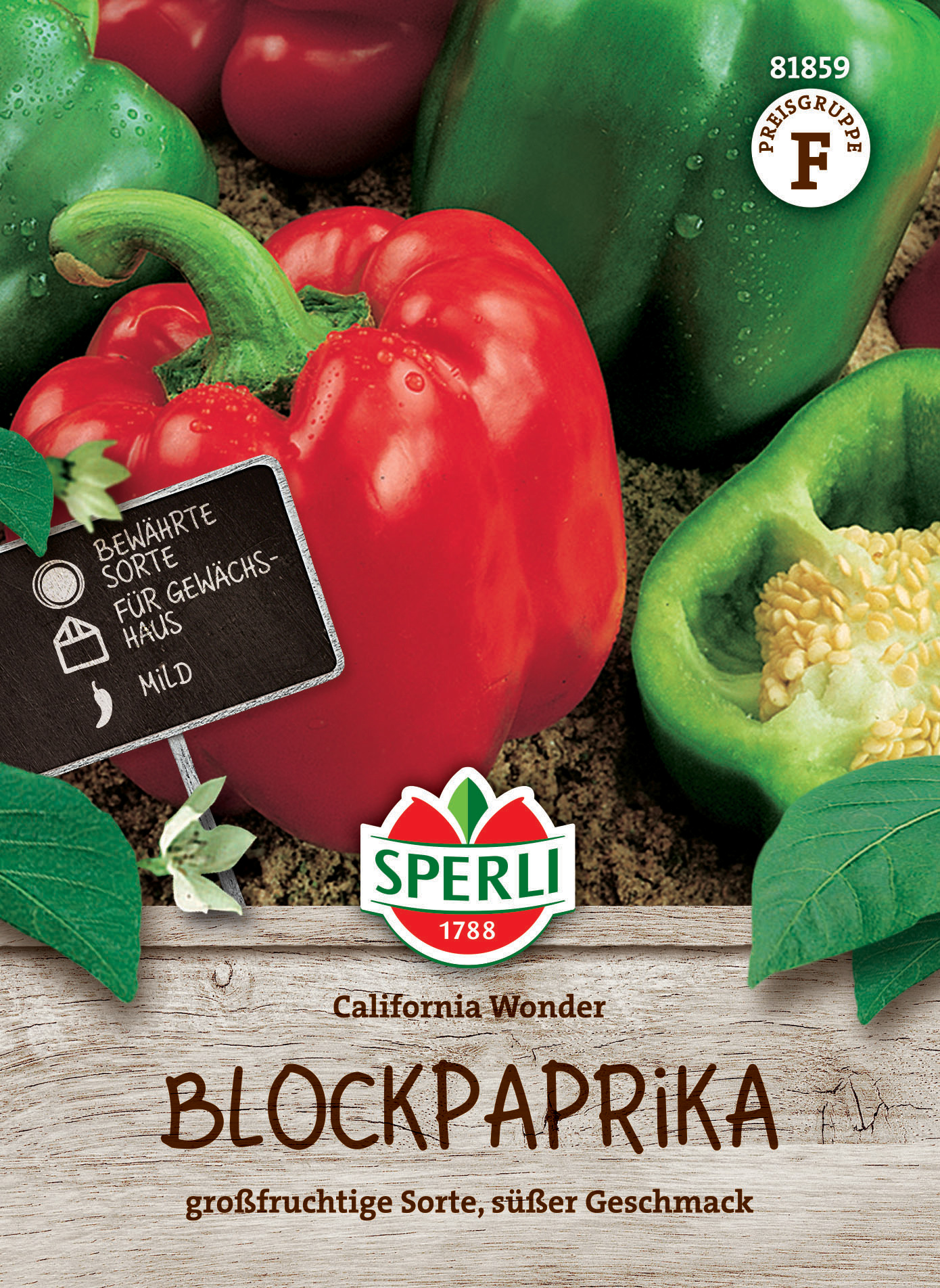 Paprikasamen California Wonder