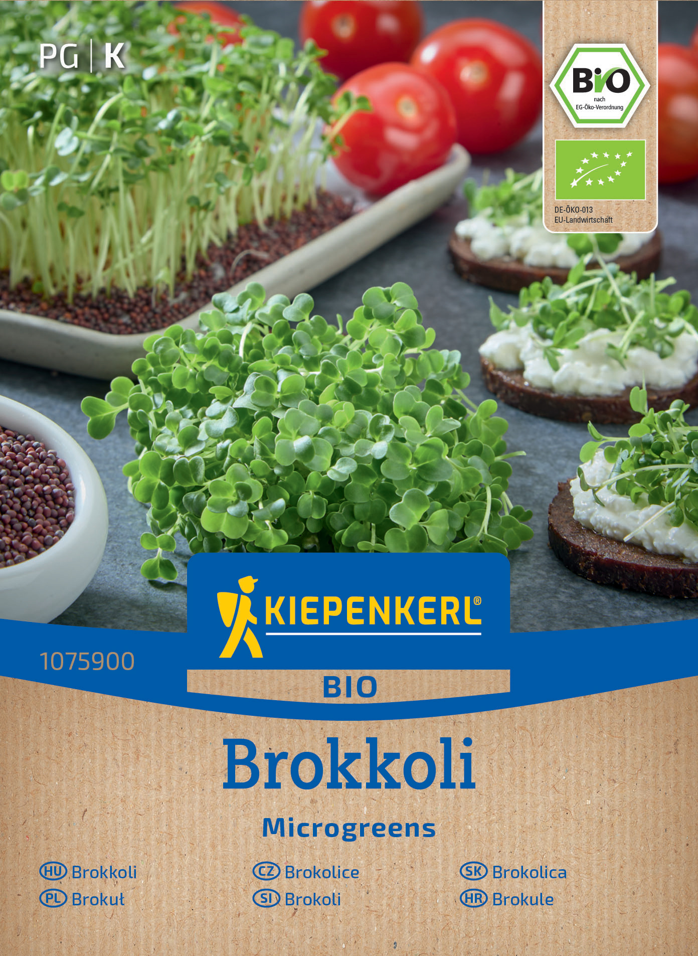 BIO Microgreen-Saat Brokkolisamen