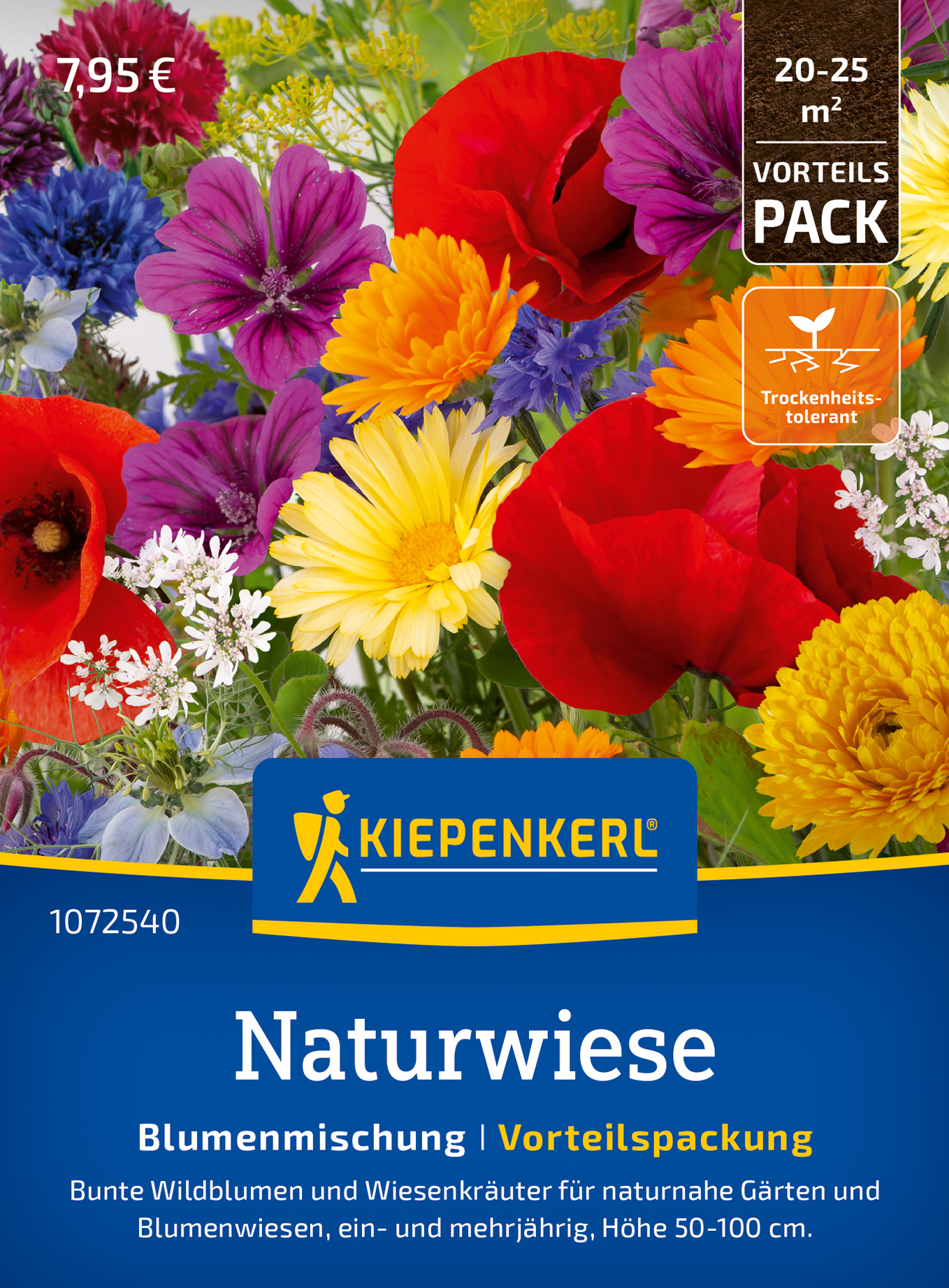 Blumensamen-Mischung Naturwiese, Vorteilspackung