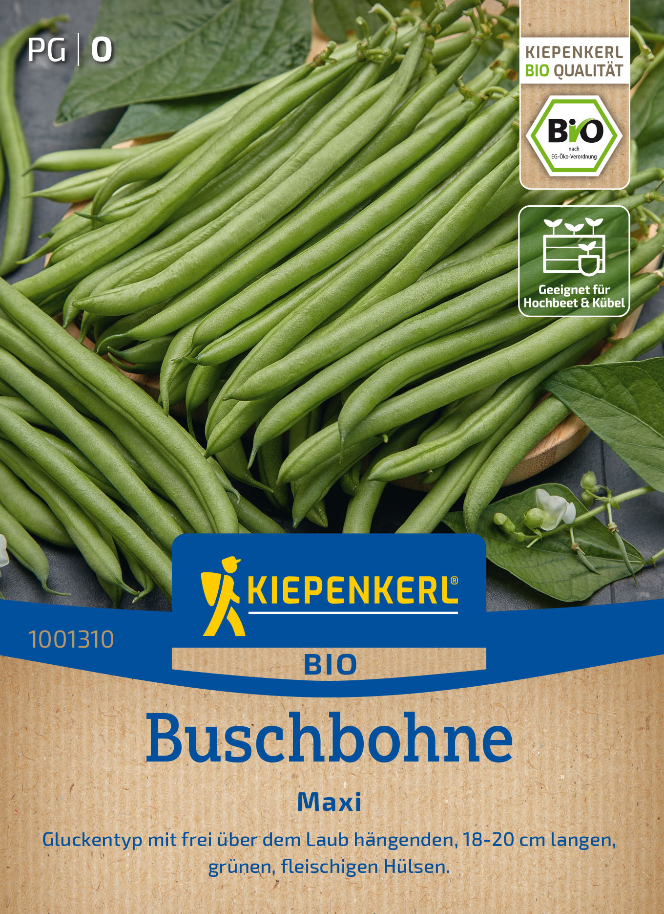 BIO Buschbohnensamen Maxi