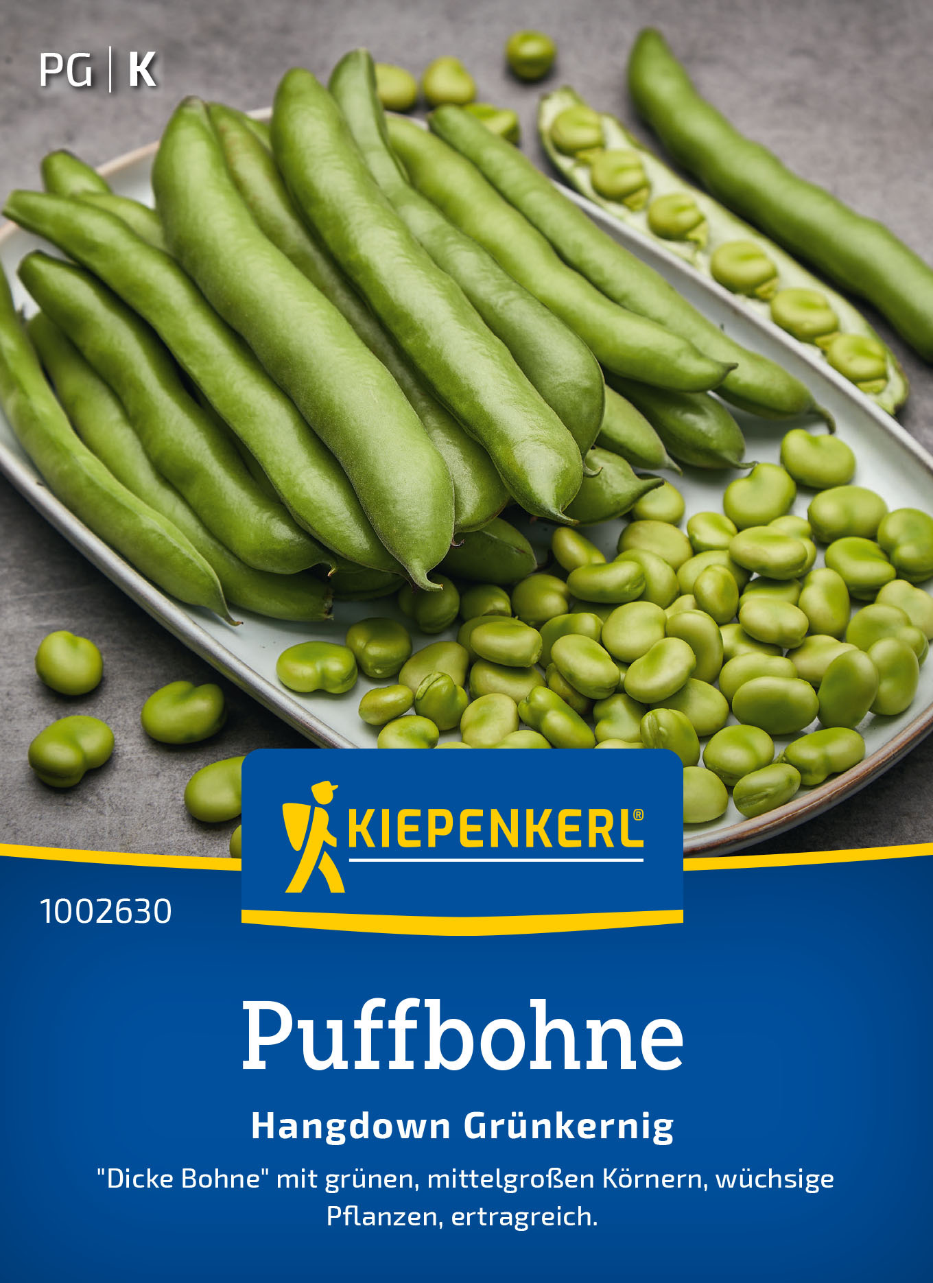 Puffbohnensamen Hangdown Grünkernig
