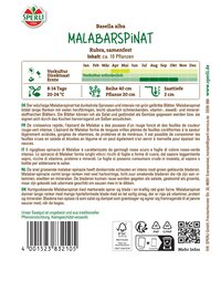 Malabarspinatsamen Rubra