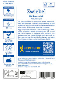 Zwiebelsamen De Brunswick