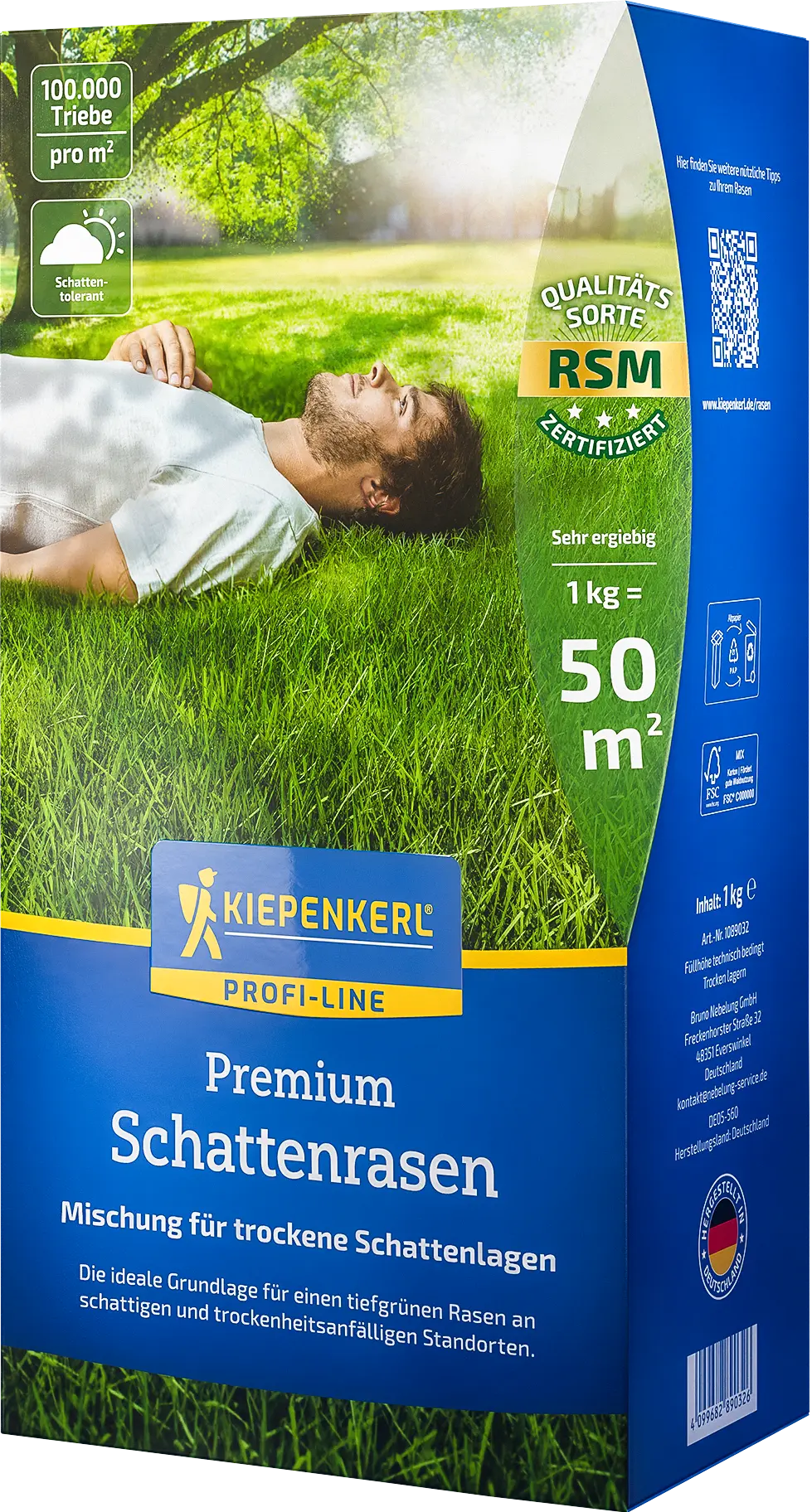 Profi-Line Premium Schattenrasen für Trockenlagen, 1 kg