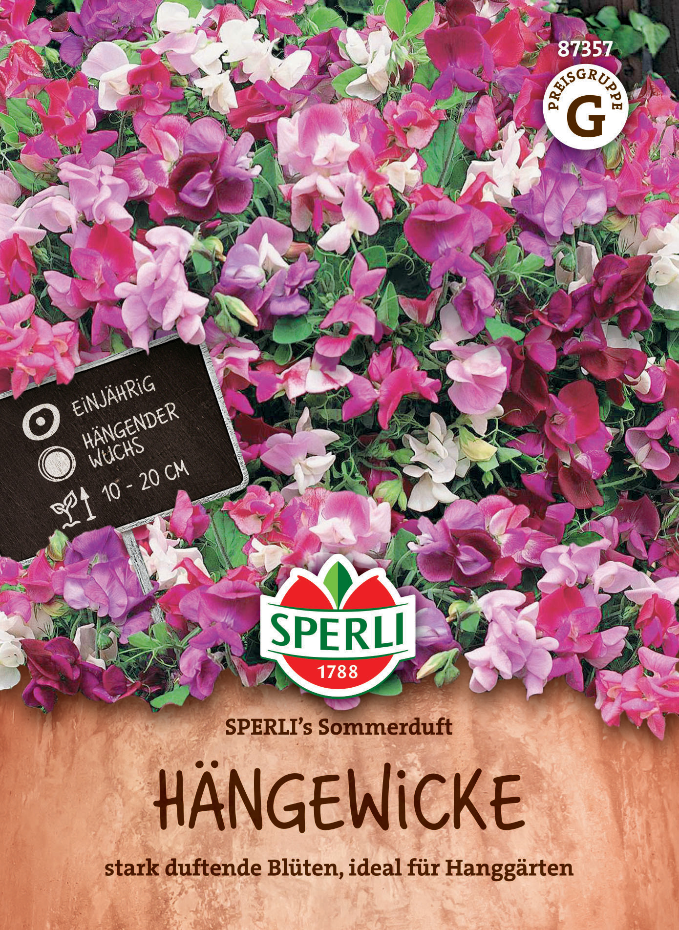 Wickensamen SPERLI's Sommerduft (Hängewicke)