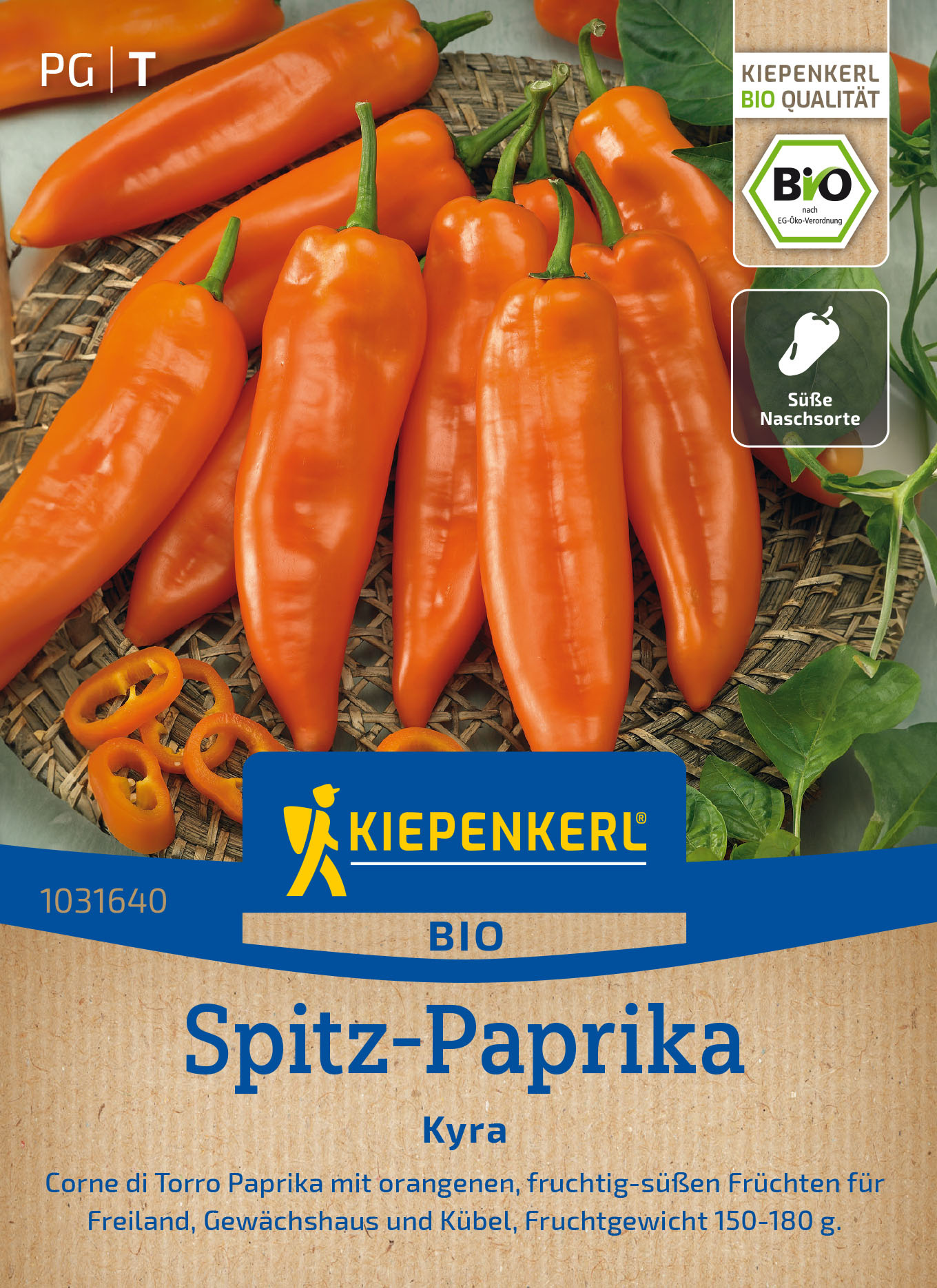 BIO Spitz-Paprikasamen Kyra