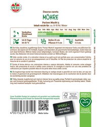 Möhren, Darauf ist nur die grüner obere Teil der Möhren zu sehen, auf weißem Hintergrund.