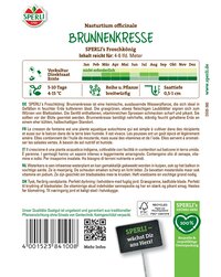Brunnenkresse, wasserpflanze, grüne Blätter, langsam wachsend, wächst in feuchten Böden, essbar, würzig schmeckend.