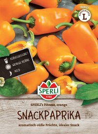 Orange Paprika, mild, few kernels, suitable for stuffing