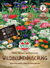 Blumen- und Kräutermix Wildblumenmischung, ohne Grasanteil, für Naturgärten, 30-60 cm Höhe.