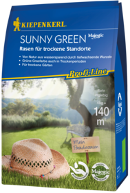 Sunny Green Rasensamen für trockene Standorte, 4 kg