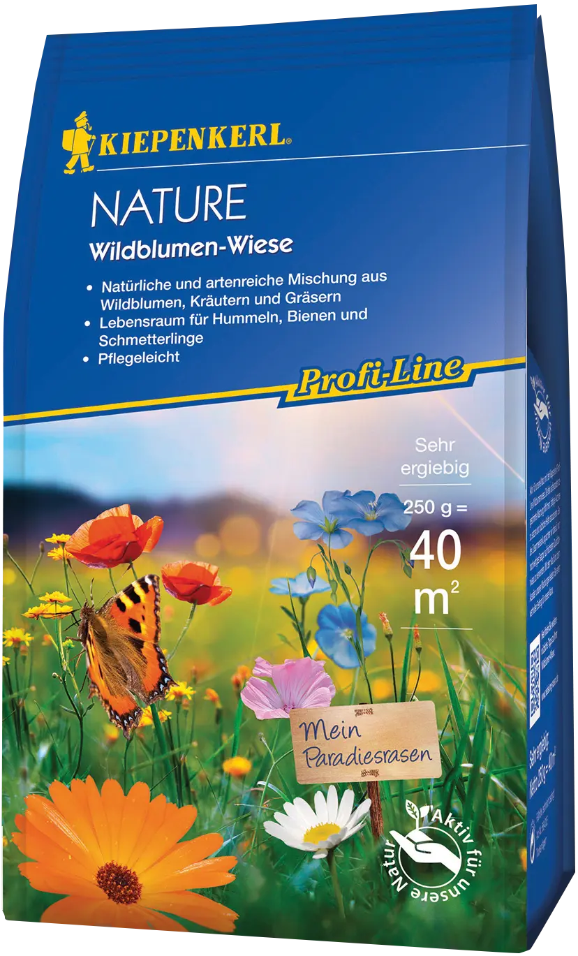 Nature Wildblumen-Wiese, 0,25 kg, Rasensamen