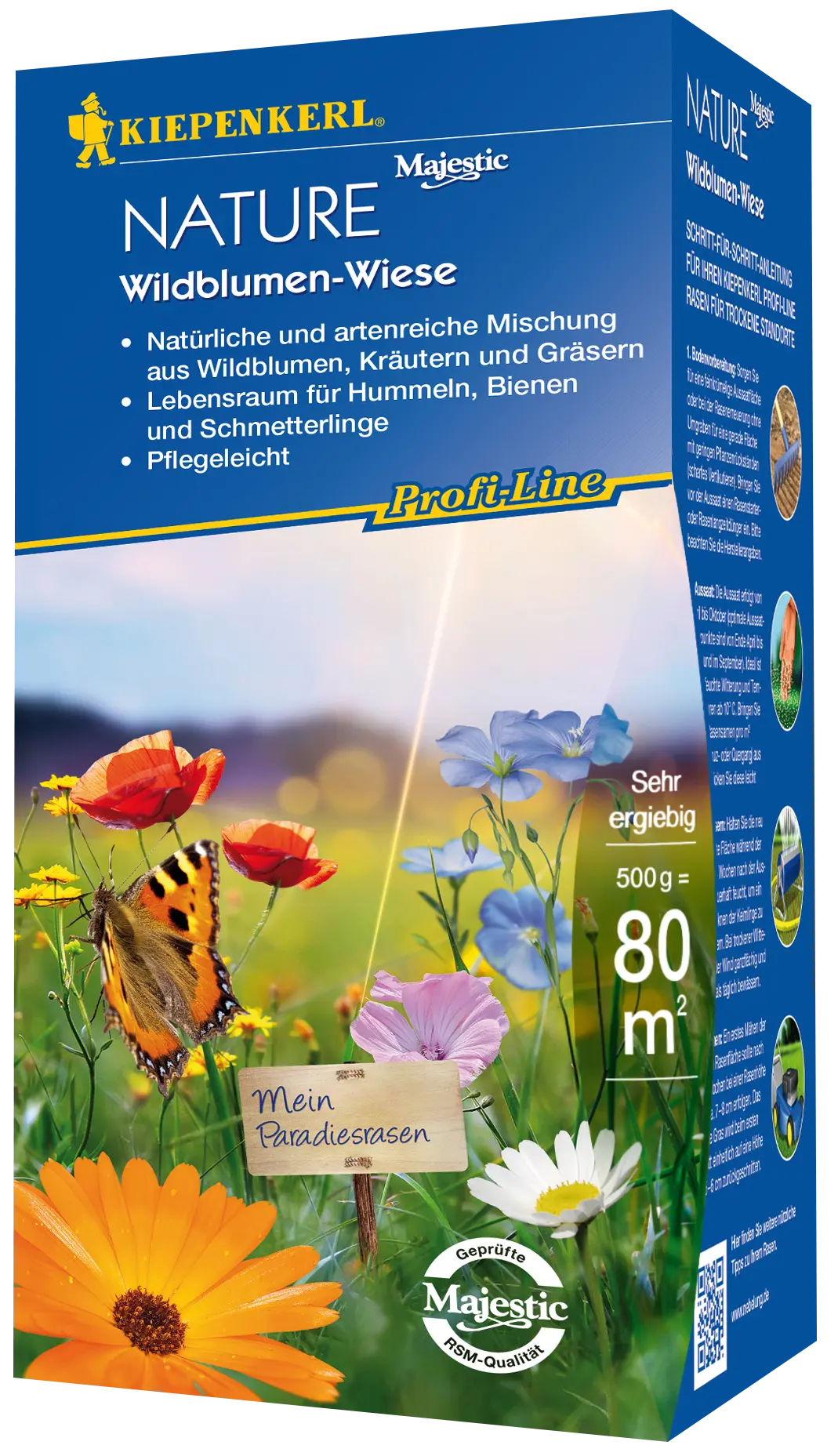 Nature Wildblumen-Wiese, 0,5 kg, Rasensamen