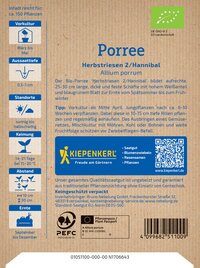 Etikett mit Text, Logos, QR-Code, BarCode, Symbole, Website, Adresse, Produktinformationen und Hinweise.